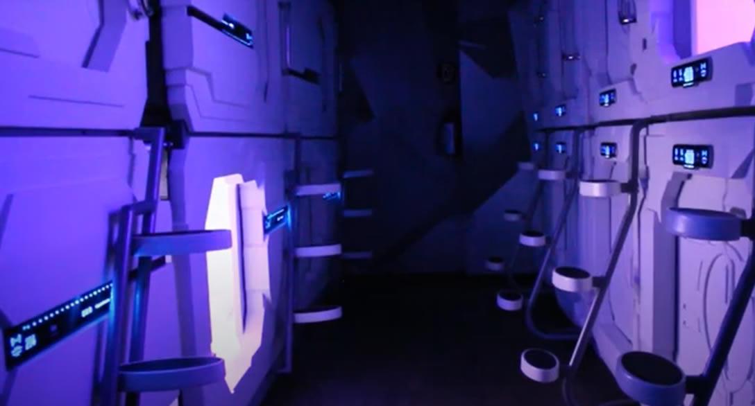 Capsula de izZzleep en Aeropuerto de Mexico